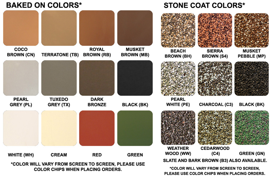 Stone Coat Roofing Solutions Colors